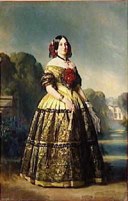 Franz Xaver Winterhalter Portrait of Luisa Fernanda of Spain Duchess of Montpensier Spain oil painting art